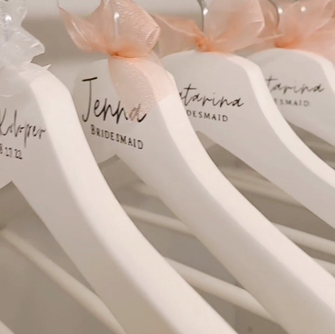 Personalised Wooden Hangers